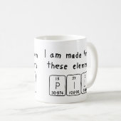 Pili periodic table name mug (Front Right)