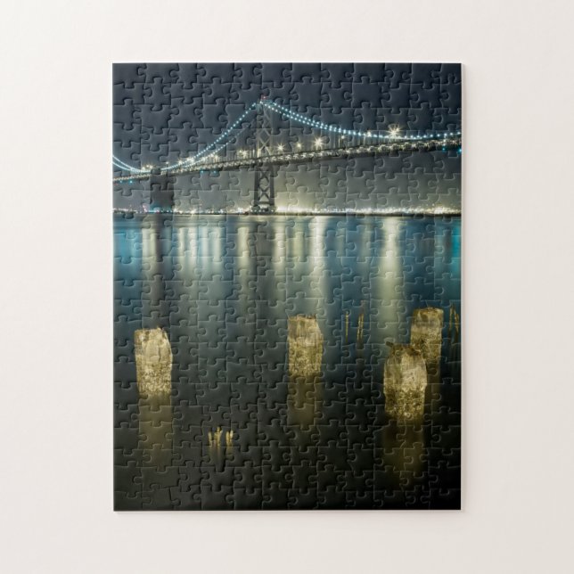 Pilings along the Embarcadero, San Francisco Jigsaw Puzzle (Vertical)