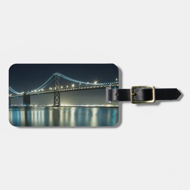 Pilings along the Embarcadero, San Francisco Luggage Tag (Front Horizontal)