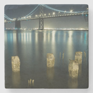 Pilings along the Embarcadero, San Francisco Stone Coaster