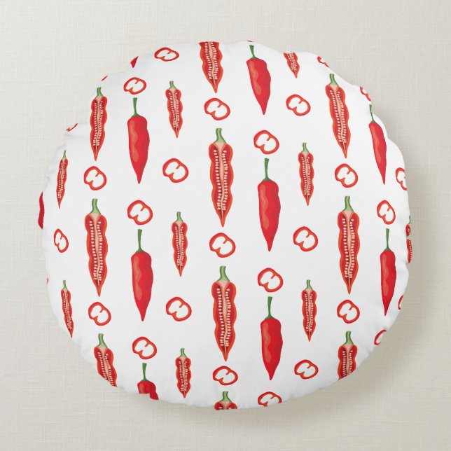 Pilipili Round Cushion (Front)