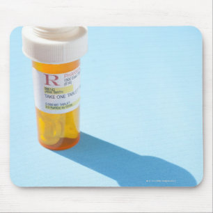 Pill bottle full of medication mouse mat