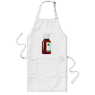 Pill Bottle Long Apron