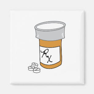 Pill Bottle Magnet