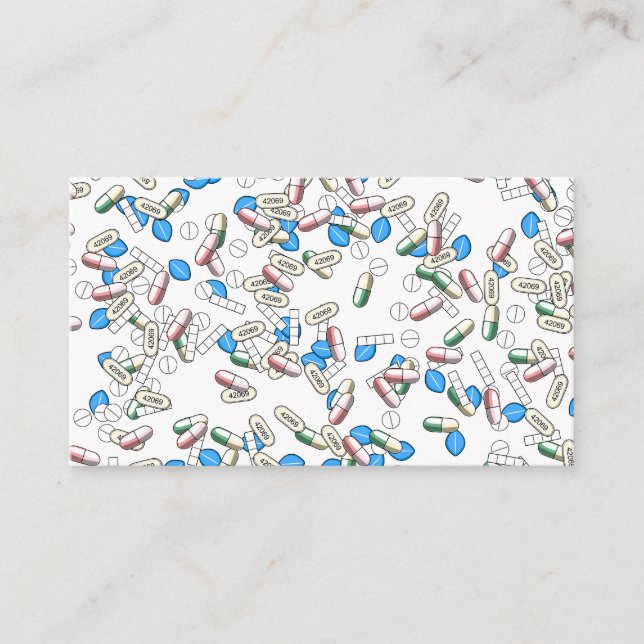 Pill Sprinkles Pattern Enclosure Card (Front)