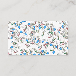 Pill Sprinkles Pattern Enclosure Card