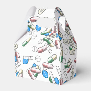 Pill Sprinkles Pattern Favour Box