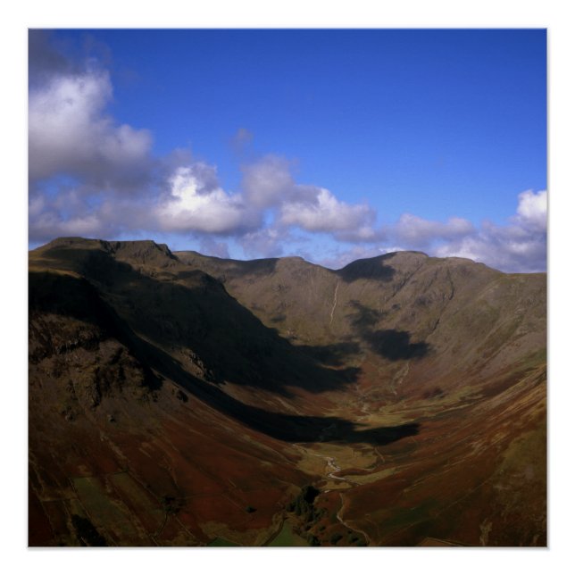 Pillar and Kirk Fell Wasdale Lake District England Poster (Front)