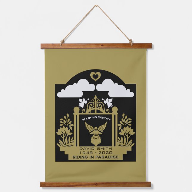Pillar Candle Hanging Tapestry (Front)