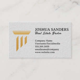 Pillar Logo   Financial   Law   Realtor Business Card