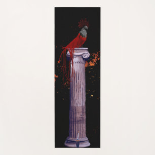 Pillar of the Phoenix   Goth Yoga Mat