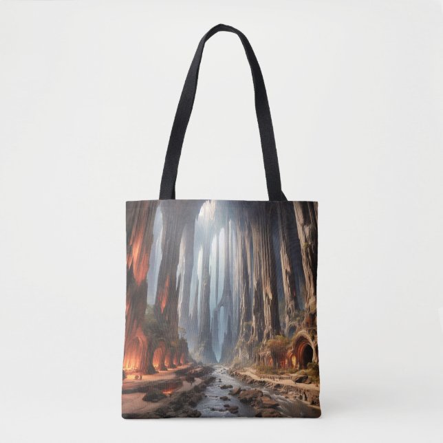 Pillars and People Tote Bag (Front)