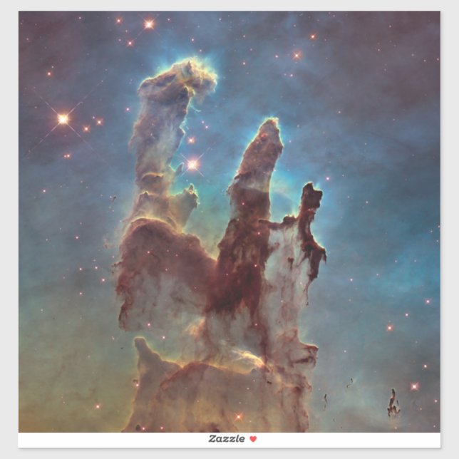 Pillars of Creation, Eagle Nebula Hubble Space (Sheet)