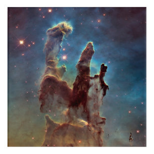 Pillars of Creation, Eagle Nebula Hubble Space Acrylic Print