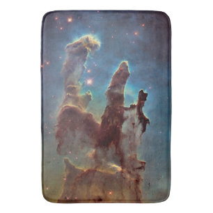 Pillars of Creation, Eagle Nebula Hubble Space Bath Mat