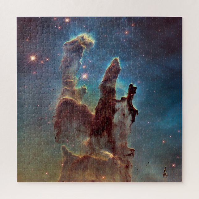 Pillars of Creation, Eagle Nebula Hubble Space Jigsaw Puzzle (Vertical)