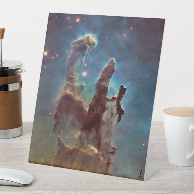 Pillars of Creation, Eagle Nebula Hubble Space Pedestal Sign (In SItu)