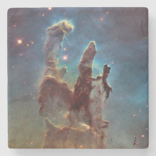 Pillars of Creation, Eagle Nebula Hubble Space Stone Coaster