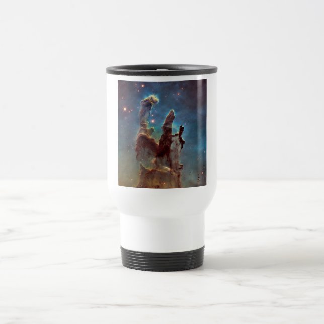 Pillars of Creation, Eagle Nebula Hubble Space Travel Mug (Center)