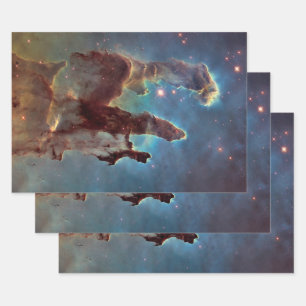 Pillars of Creation, Eagle Nebula Hubble Space Wrapping Paper Sheet