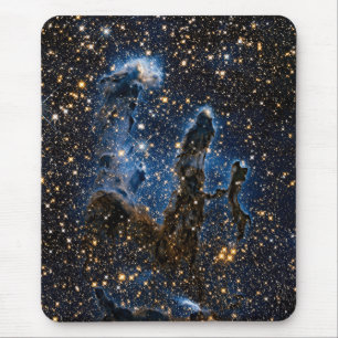 Pillars Of Creation Eagle Nebula Near Infrared Mouse Mat