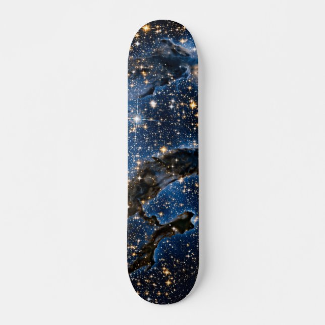 Pillars Of Creation Eagle Nebula Near Infrared Skateboard (Front)