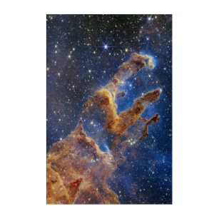 Pillars of Creation Eagle Nebula Webb Telescope Acrylic Print