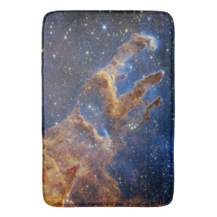 Pillars of Creation Eagle Nebula Webb Telescope Bath Mat