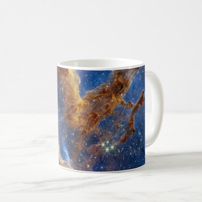 Pillars of Creation in the Eagle Nebula Coffee Mug (Front Right)