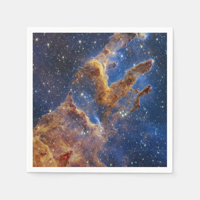 Pillars of Creation in the Eagle Nebula Napkin (Front)