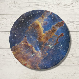 Pillars of Creation in the Eagle Nebula Paper Plate