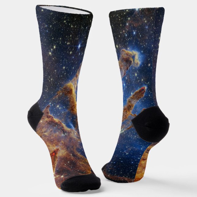 Pillars of Creation in the Eagle Nebula Socks (Angled)