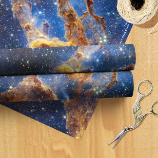 Pillars of Creation James Webb Hi-Res 2022 Wrapping Paper