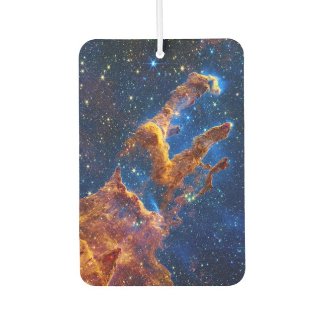Pillars of Creation - James Webb NIRCam Astronomy Car Air Freshener (Front)