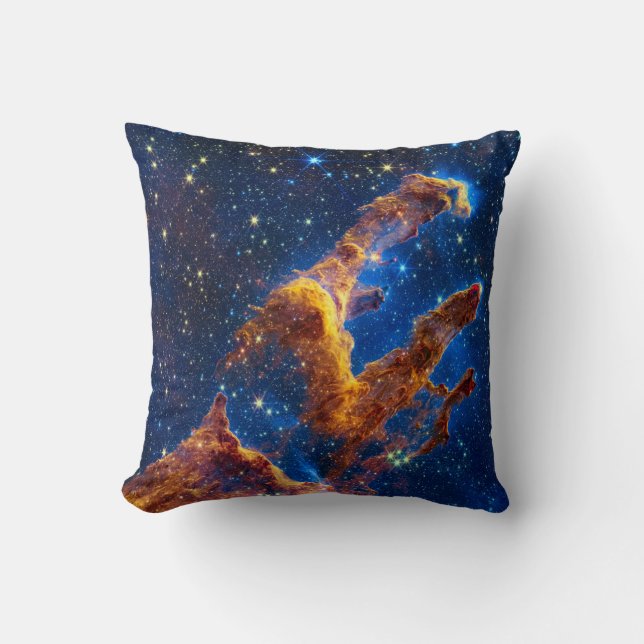 Pillars of Creation - James Webb NIRCam Astronomy Cushion (Front)