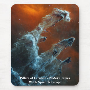 Pillars of Creation James Webb Space Telescope Mouse Mat