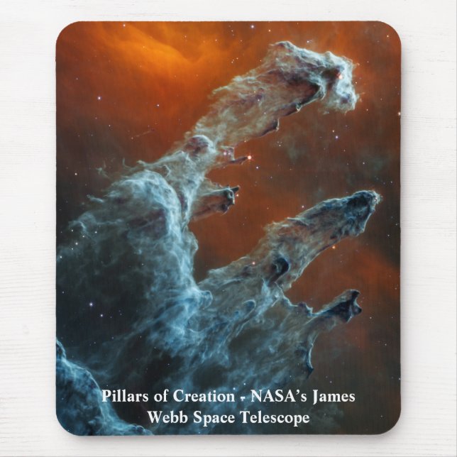 Pillars of Creation James Webb Space Telescope Mouse Mat (Front)