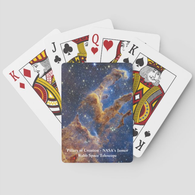 Pillars of Creation James Webb Space Telescope Playing Cards (Back)