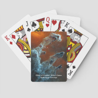 Pillars of Creation James Webb Space Telescope Playing Cards