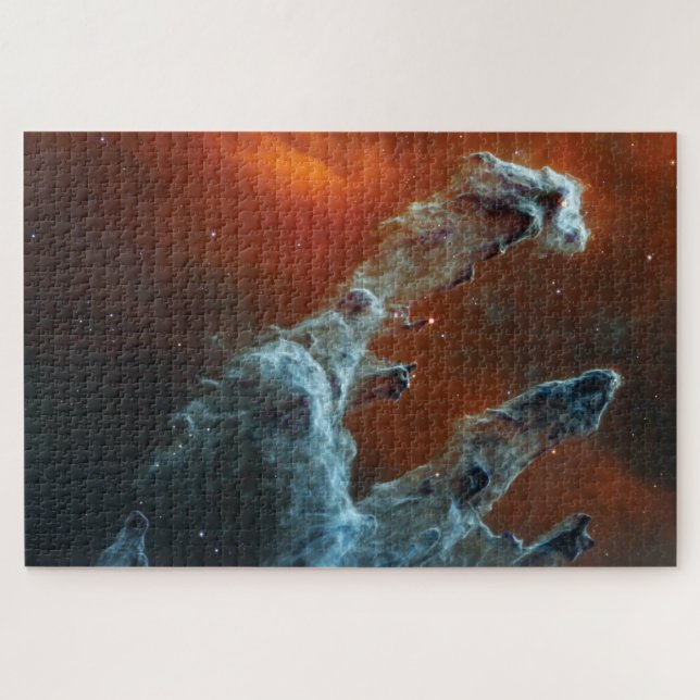 Pillars of Creation James Webb Telescope  Jigsaw Puzzle (Horizontal)