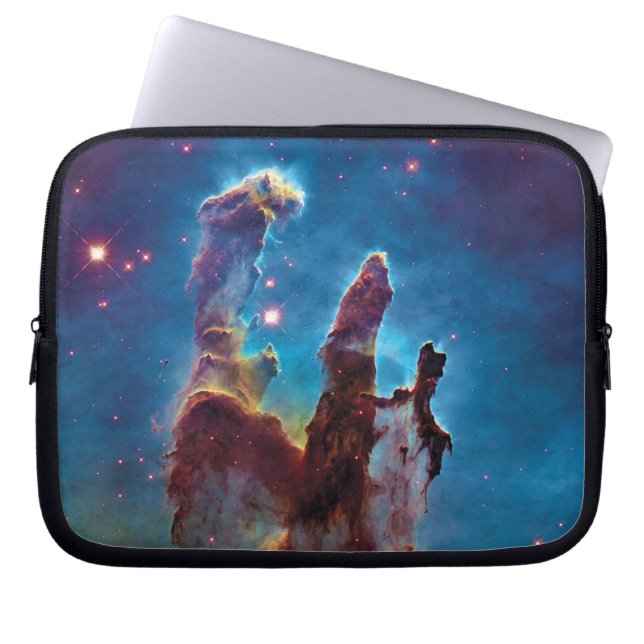 Pillars of Creation M16 Eagle Nebula Space Photo Laptop Sleeve (Front)