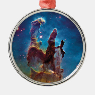 Pillars of Creation M16 Eagle Nebula Space Photo Metal Tree Decoration