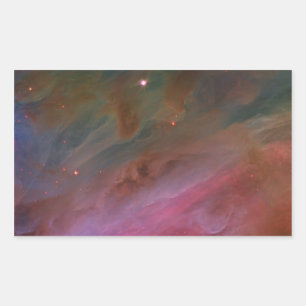 Pillars of Dust, Orion Nebula Rectangular Sticker