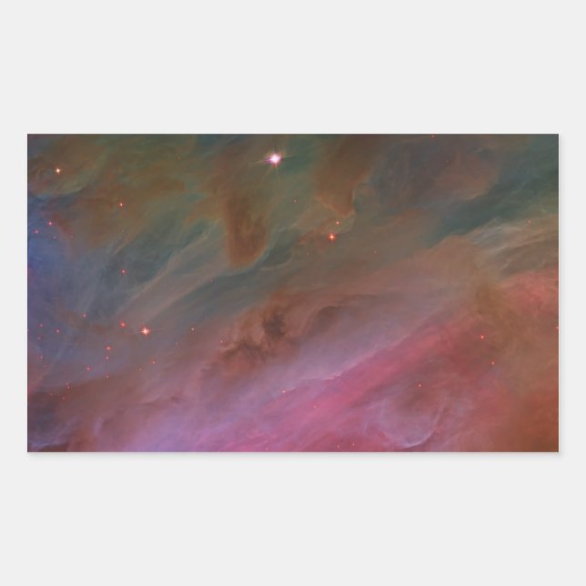 Pillars of Dust, Orion Nebula Rectangular Sticker (Front)