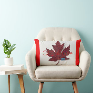 Pillow3-R&W(Maple Leaf-Bella-A)RFPMDesigns©️2024 Lumbar Cushion