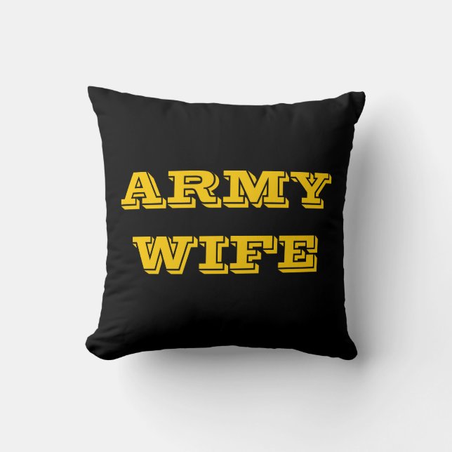 Pillow Army Wife (Front)