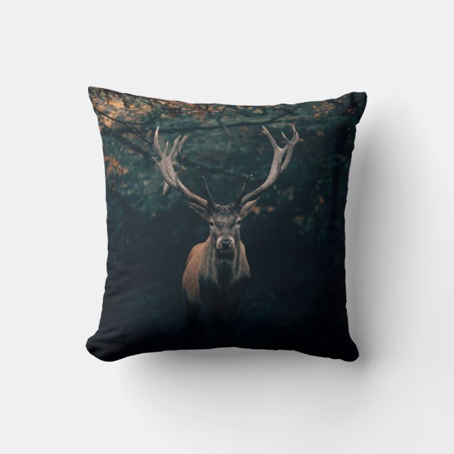 pillow barasingha design (Front)