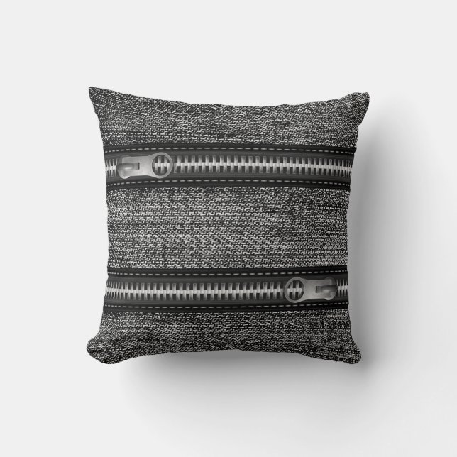 Pillow black jeans & zipper (Front)