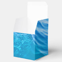 Pillow blue water wave