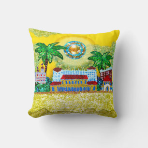 Pillow Bondi Beach Paradise ( Yellow)